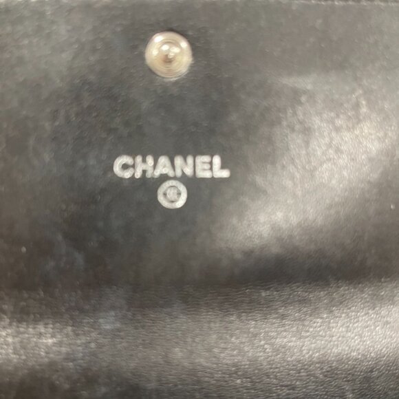 Chanel Leather Wallet with "Wired" CC Black/Silver (JB1071) - Picture 7 of 9